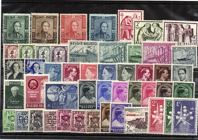 Лот марок Бельгии. *