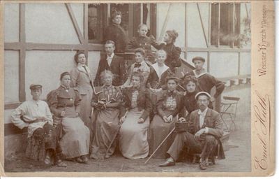 1899 г. Фотокабинет Г.Дрезден. Санаторий.