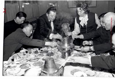 Франц-Йозеф Штраус в Китае. Председатель ХСС Франц-Джозеф ШТРАУС и его супруга МАРИАННА 