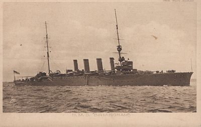 Легкий крейсер "Бирмингем".