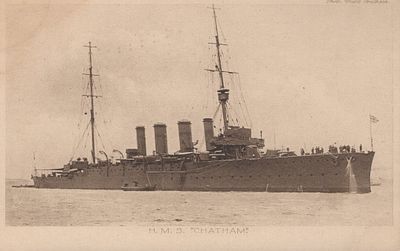 Легкий крейсер "Чатем".