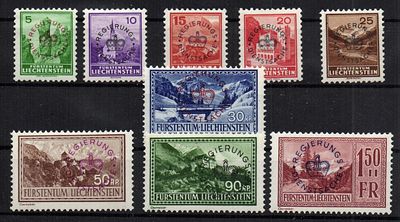 1934 г. Лихтенштейн. Mi 11-19. *. €95.