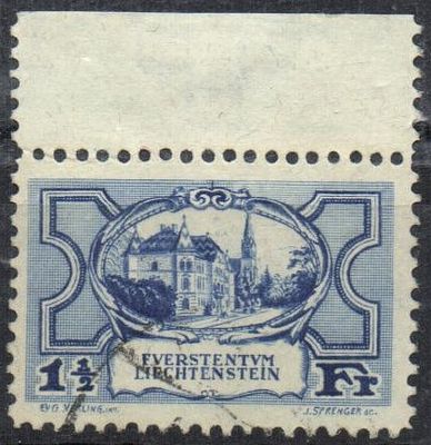 1925 г. Лихтенштейн. Mi 70, гаш. 160 евро.