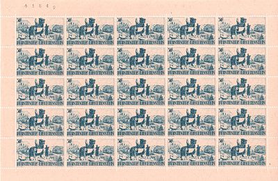 1942 г. Лихтенштейн. Mi 202-06, **, €1025.