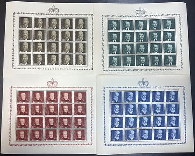 1943 г. Лихтенштейн. Mi 214-17, **. €380.