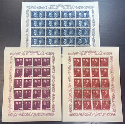 1943 г. Лихтенштейн , каталог Mi № 211-12, 130 евро. **