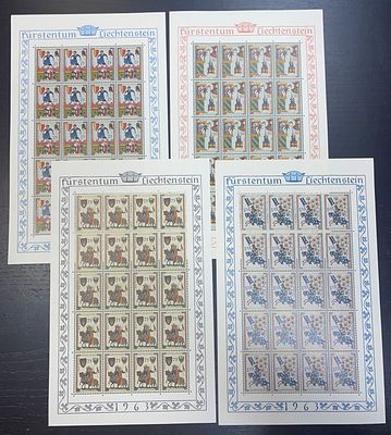 1963 г. Лихтенштейн , каталог Mi № 433-38, 120 евро. **