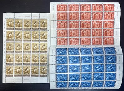 1960 г. Лихтенштейн , каталог Mi № 395-7, 150 евро. **