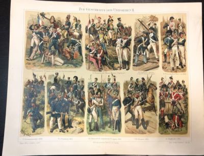 Немецкая Униформа. Размер 24 х 30,5 см.