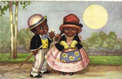 Юмористическая открытка.