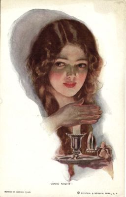 Женская головка "Спокойной ночи"