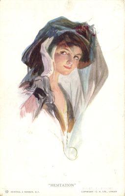 Женская головка."Смешение"