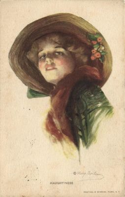 Женская головка. Мода.