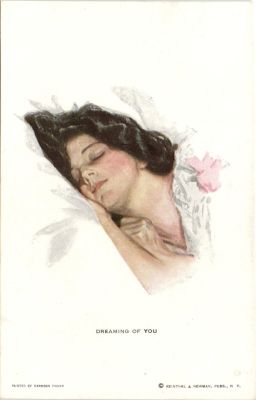 Женская головка "Мечтаю о тебе"