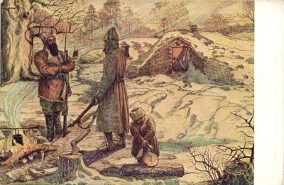 Живопись. Из цыкла Голгафа-Бланик.