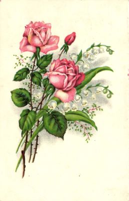 Поздравительная открытка. "Цветы"