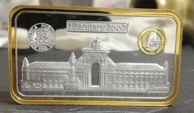 אונקיית כסף ע"ס 1 יורו, בירות אירופה.