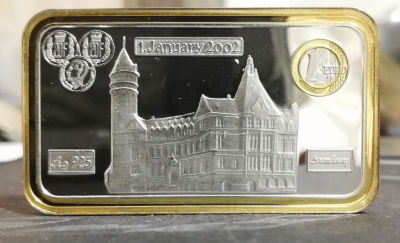 אונקיית כסף ע"ס 1 יורו, בירות אירופה.