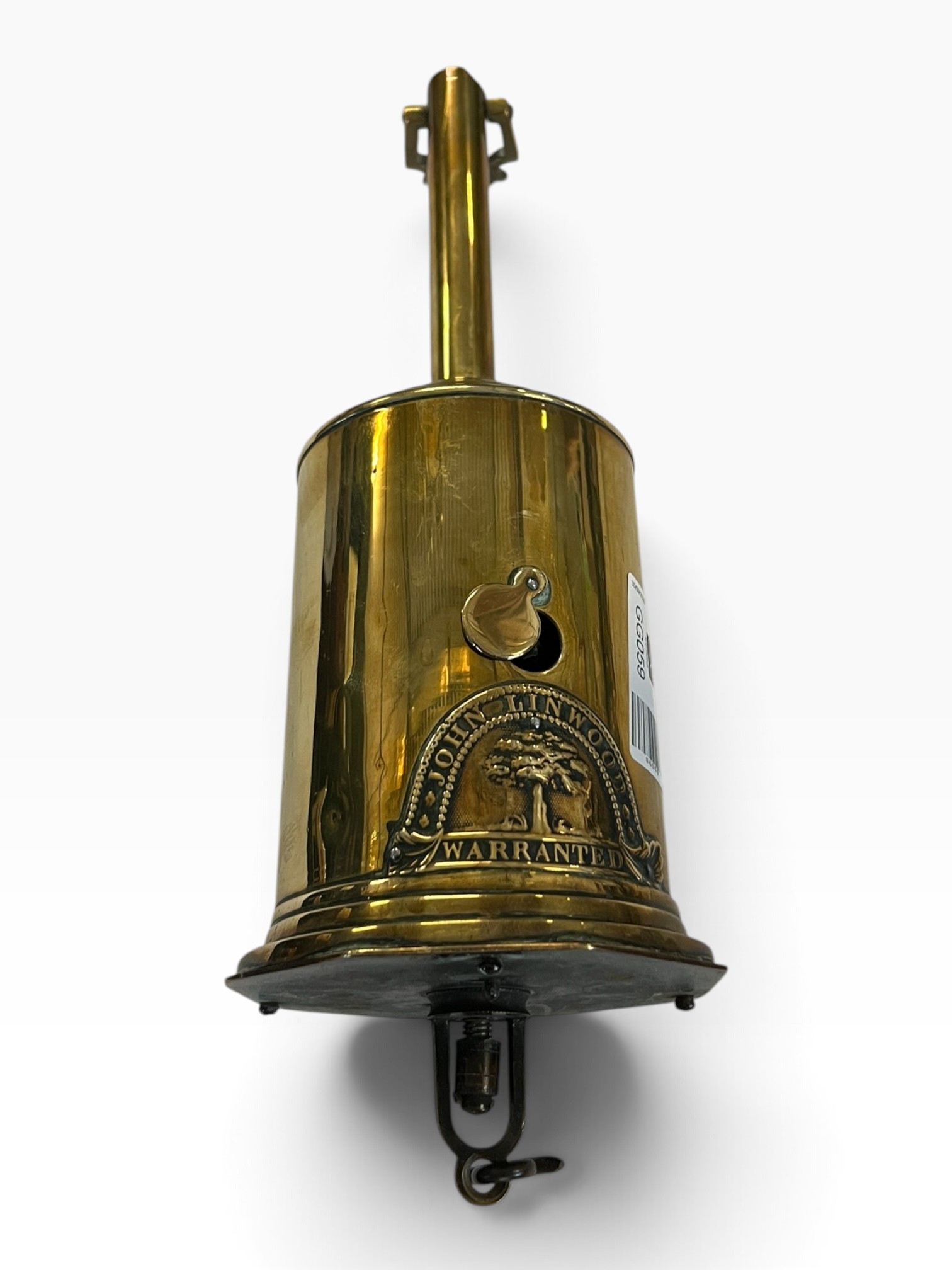 Victorian Brass Spit Roasting Jack, John Linwood Oak Tree Trademark, c. 1840