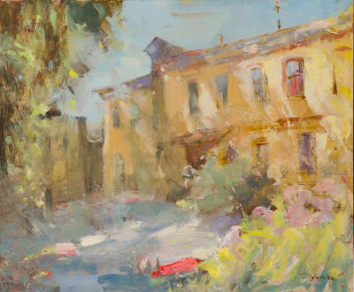 Илья Даньшин. Дом на Малой Ордынке. Холст, масло, 50 &times; 60 см Илья Юрьевич Даньшин родился в 