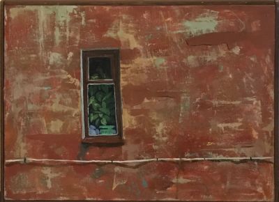 Лена Новоженина. Окно. 2018. Холст, масло, 40 &times; 50 см Елена Новоженина родилась в г. Ульяновске 