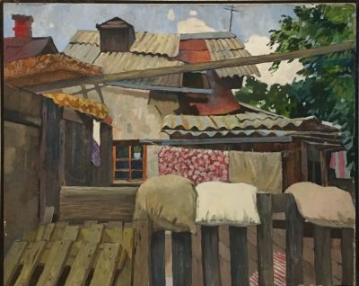 Лена Новоженина. Бабушкин дом. 2017. Холст, масло, 50 &times; 60 см Елена Новоженина родилась в г. 