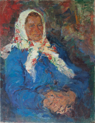 Борис Пинхосович. Портрет. 1950-е. Холст, масло, 110 &times; 85 см. Есть два небольших разрыва.Борис 