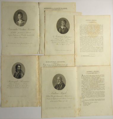 Prints. Biography of the illustrious men of the Kingdom of Naples adorned with their respective 