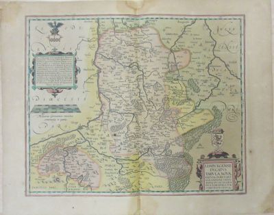 Europe and the Mediterranean. 1603 Limburgensis Ducatus Tabula Nova (Belgium), cm. 49x40 (60x48) 