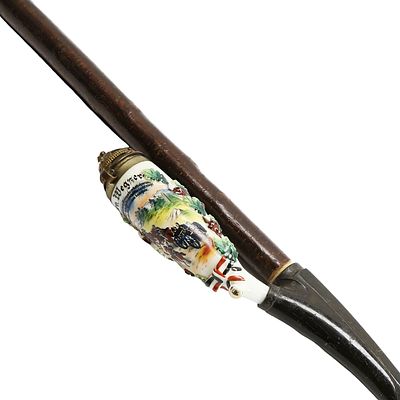 Reservist pipe Wegner, 1. Battr. Holstein, Feld. Art. Rgt. Nr. 24 Güstrow 1905 - 1907. porcelain 