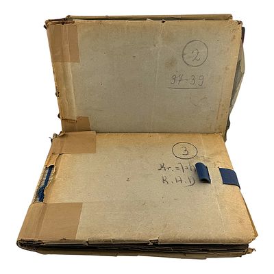 Two Photo Albums Estate Paul Zink RAD & Kriegsmarine 1937-1945. Extensive military estate of the 