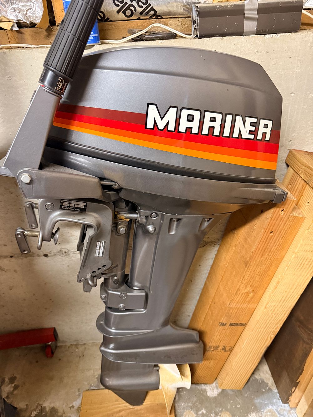 Mariner 15M 15 HP Outboard Boat Motor. This Mariner 15M is a 15 horsepower outboard boat motor 