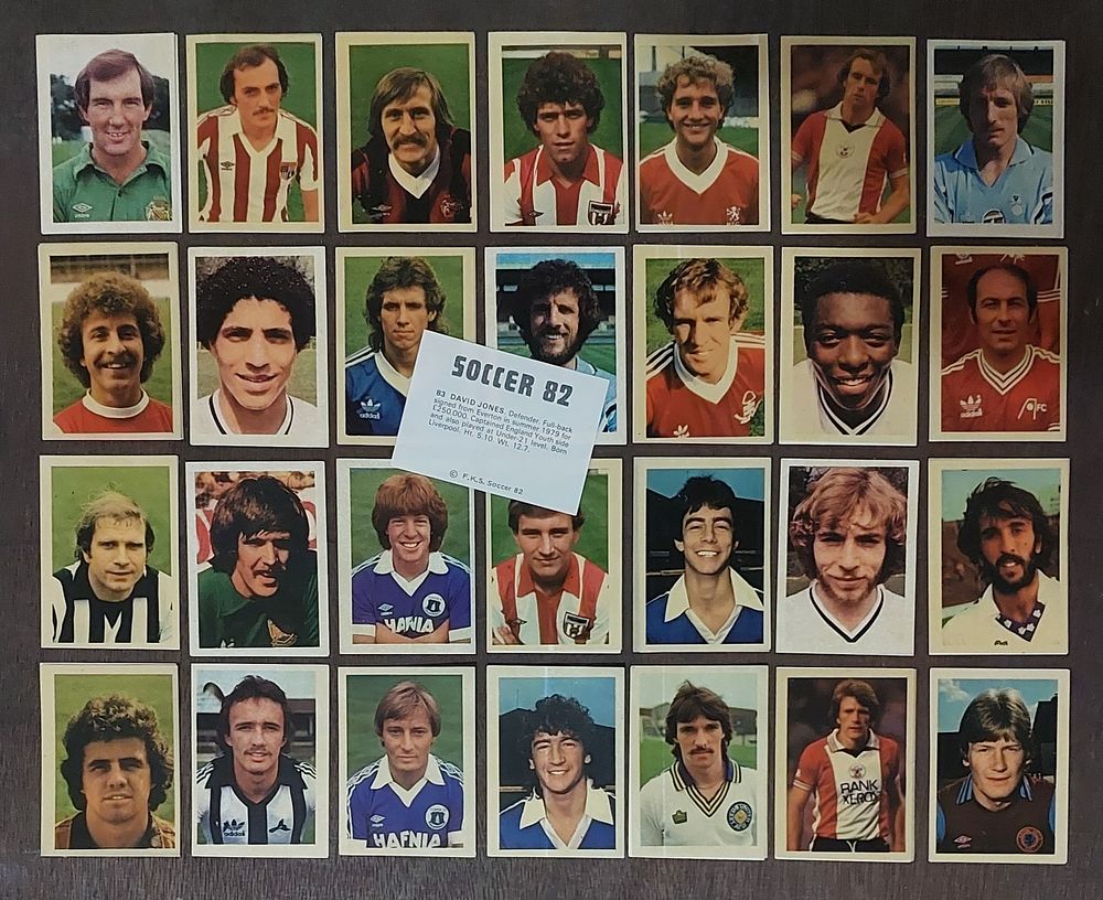 לוט קלפים, 1982 ליגה אנגלית , חב' סוקרר".