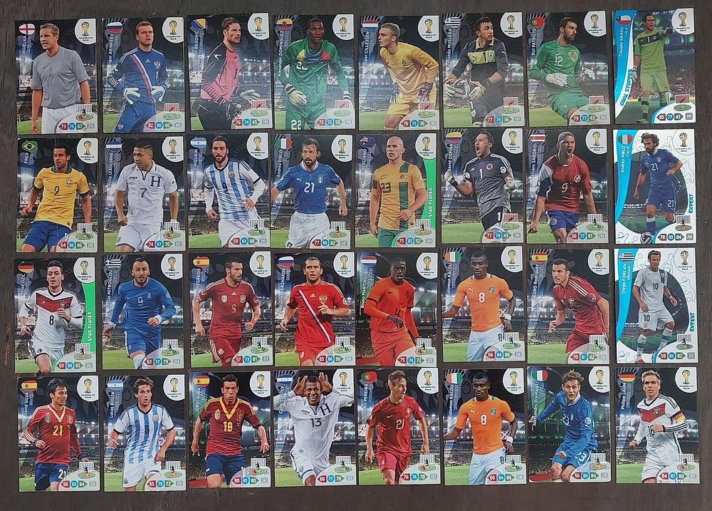 לוט קלפים קשיחים , פניני מונדיאל. 2014 ברזיל.