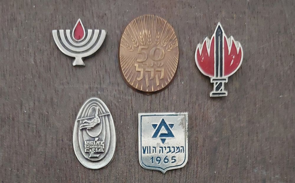 לוט סיכות ישנות. ללא סיכה מאחור. ניתן להשלים.