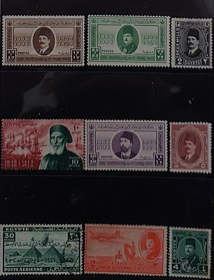 לוט בולי מצרים ישנים.