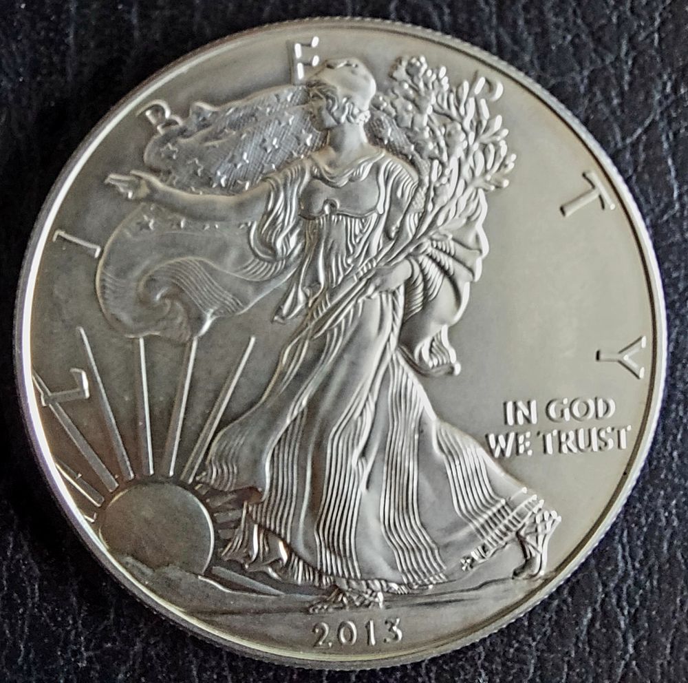 אמריקן איגל, 2013 אונקית כסף 999 , מצב חדש U.N.C.