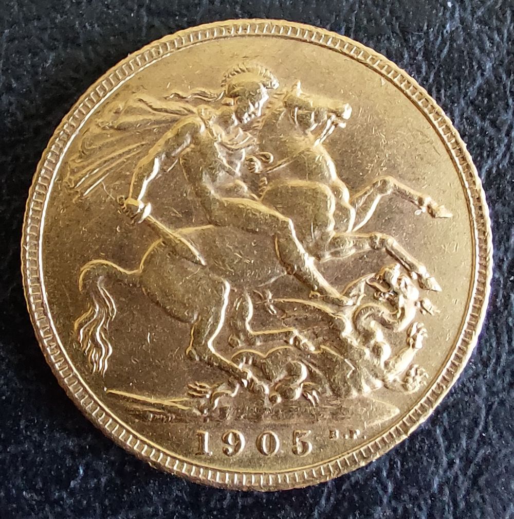 סוברין זהב 22k , מצב טוב מאד, 8 גרם. - 12% עמלה , אין מע"מ.