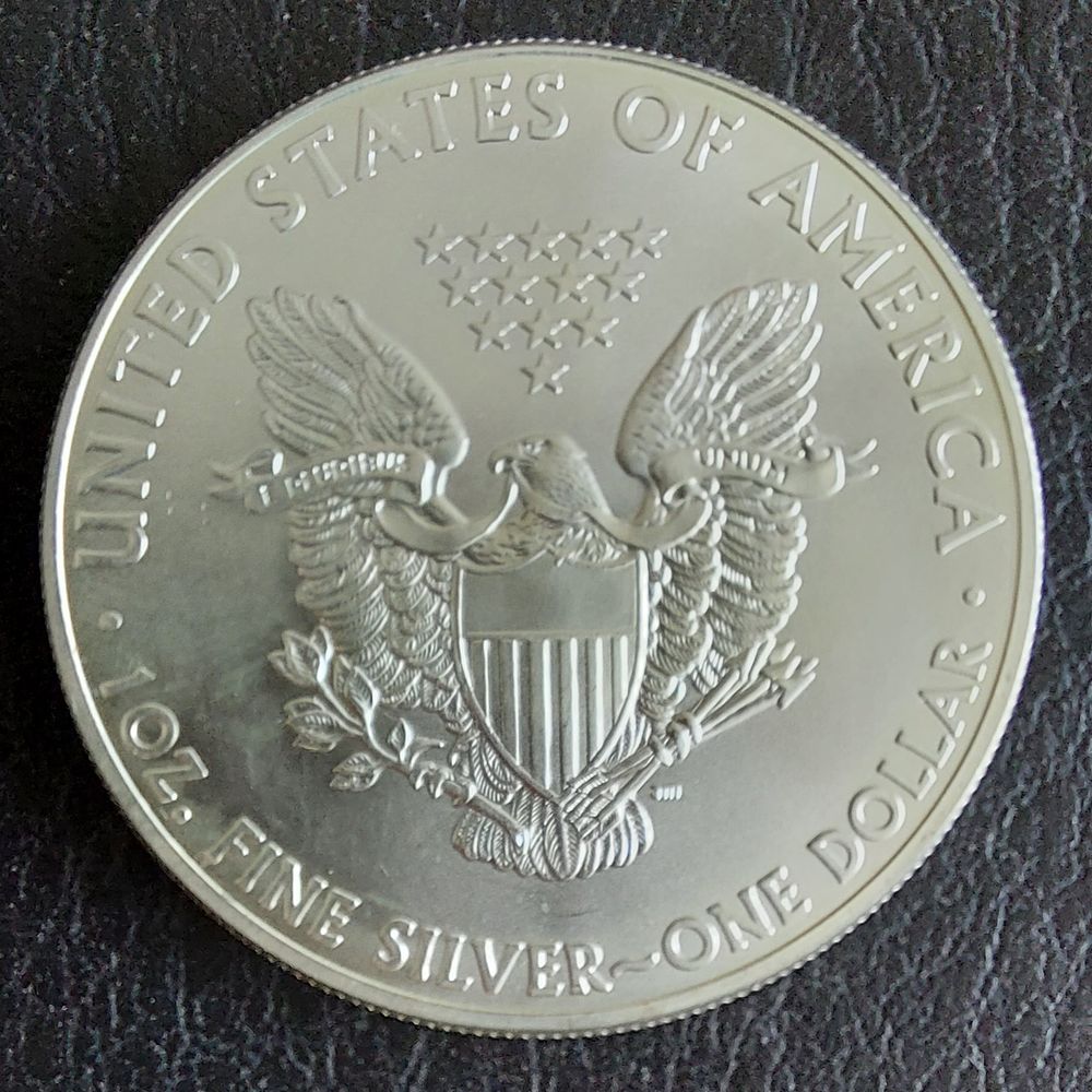 אמריקן איגל, אונקיית כסף 999, מצב חדש U.N.C.