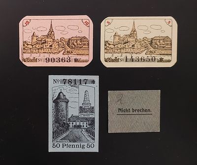 לוט מעות שטריי נוייטגלד , קטנים. 1920 , מצבים חדשים.