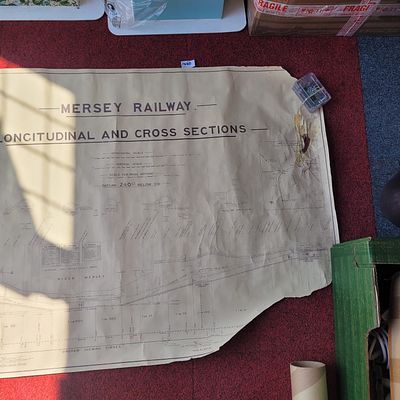 Mersey Rail Engineering Map Park Branch and Main Line, Longitudinal Railway, Cross bridges and 