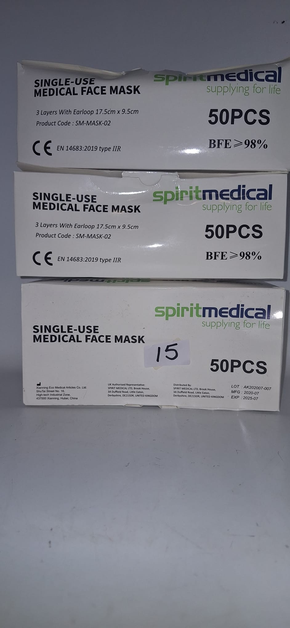 3 Boxes Of Medical Face Masks