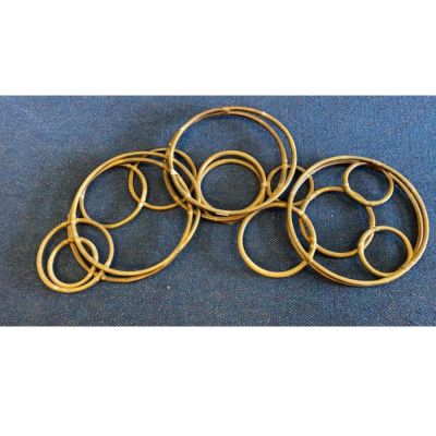 Antique Bamboo Wall Art Decor. 58 inches wide