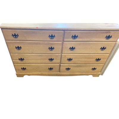 8 Drawer Dresser/Nightstand. 56 inches wide 34 inch tall