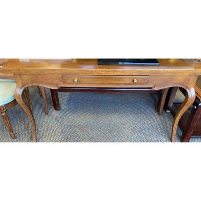 Antique Wooden Swivel Flip Top Game Table. 30 inches tall 60 inches wide