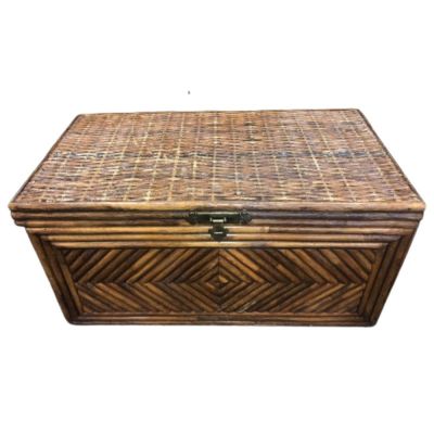 Faux Bamboo Blanket Chest. 36x20x18
