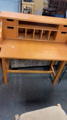 Wooden Desk Slideout Drawer. 38 inches wide 41 inches wide