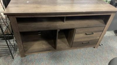 Wooden Media Entertainment Stand. 47 inches wide 26 inches tall