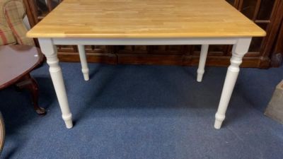 Farmhouse Kitchen Table. 47 inches wide 29 inches tall