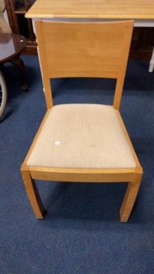 Wooden Accent Chair. 1